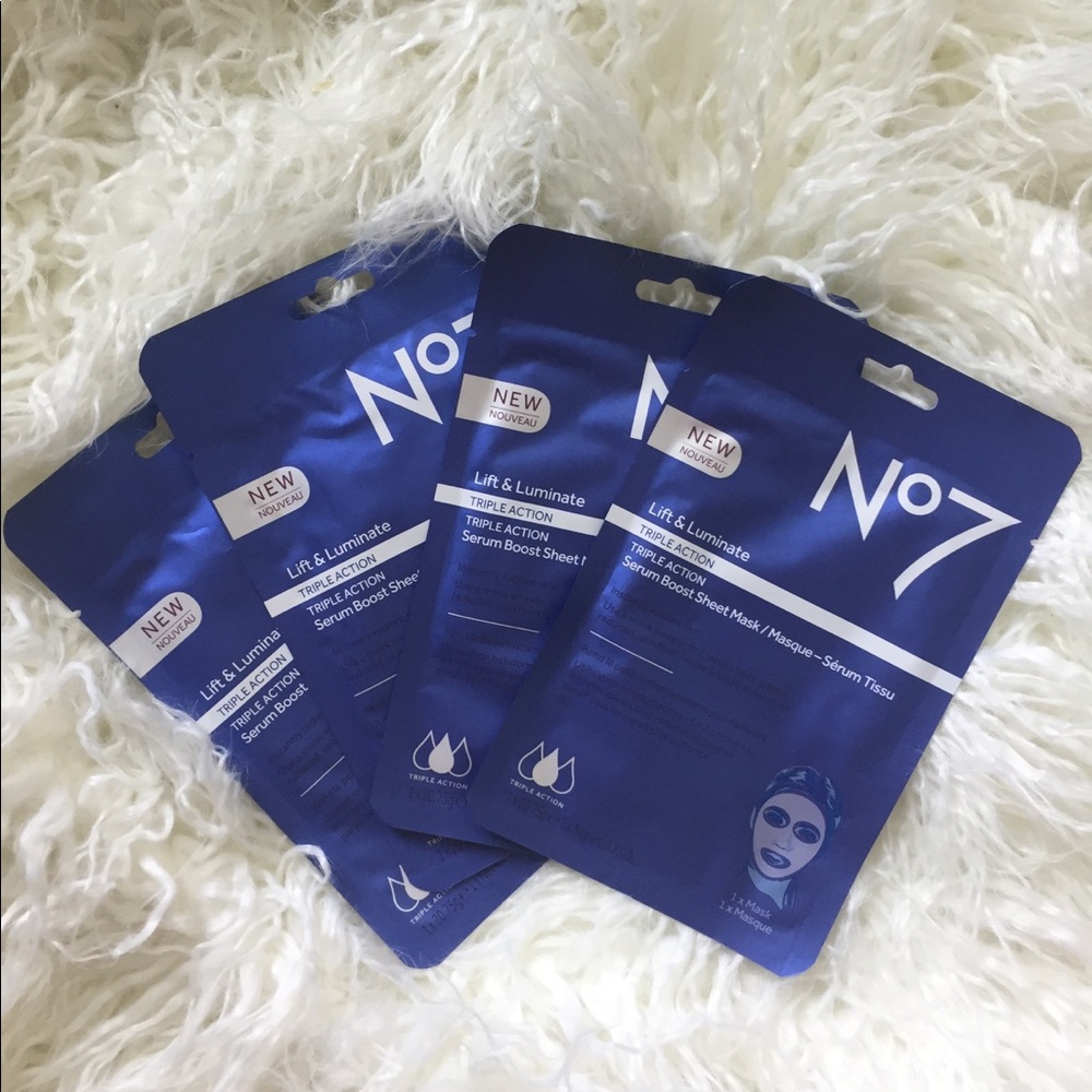 No7 Serum Boost Sheet Mask triple action Masque